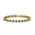 Thumbnail 47 - zig-zag-tennis-emerald-bracelet-in-yellow-gold-FDBRC10410GEMGR-NL-YG