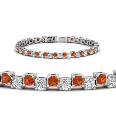 Zig Zag Tennis Bracelet