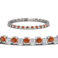 Thumbnail 29 - zig-zag-tennis-orange-sapphire-bracelet-in-white-gold-FDBRC10410GSAORANGLE2-NL-WG