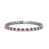 Load image into Gallery viewer, zig-zag-tennis-pink-sapphire-bracelet-in-white-gold-FDBRC10410GSADRPI-NL-WG