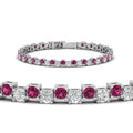 Thumbnail 27 - zig-zag-tennis-pink-sapphire-bracelet-in-white-gold-FDBRC10410GSADRPIANGLE2-NL-WG