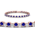 Thumbnail 12 - zig-zag-tennis-sapphire-bracelet-in-rose-gold-FDBRC10410GSABLANGLE2-NL-RG