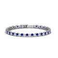 Thumbnail 26 - zig-zag-tennis-sapphire-bracelet-in-white-gold-FDBRC10410GSABL-NL-WG