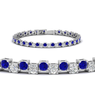 Zig Zag Tennis Bracelet