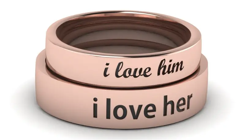 <a href="/jewelry/gold-wedding-bands-in-14k-rose-gold/engagement-rings-for-him-and-her/2194p1m0s0c">Engraved Thick Band Engagement Rings For Him And Her</a>