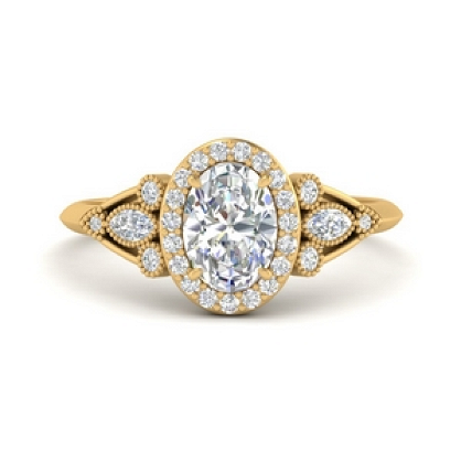 Twisted Engagement Ring Style