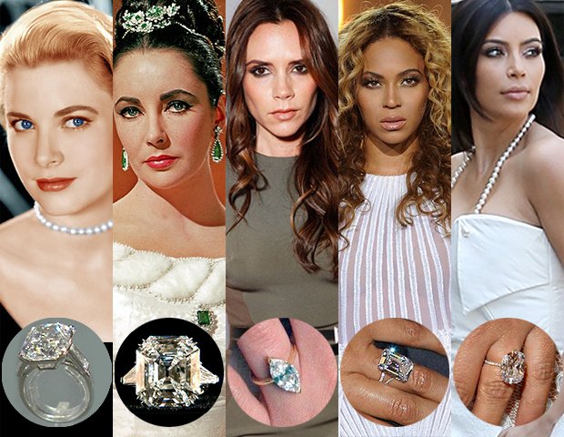 The most unique celebrity engagement rings